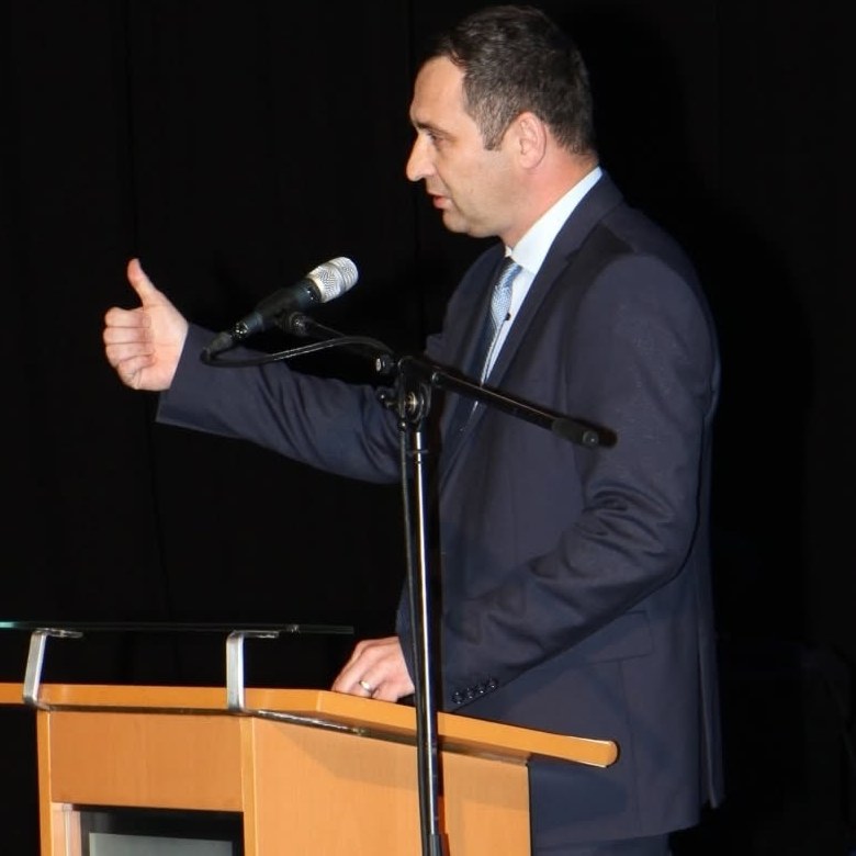 mag. Boštjan Štrajhar med govorom